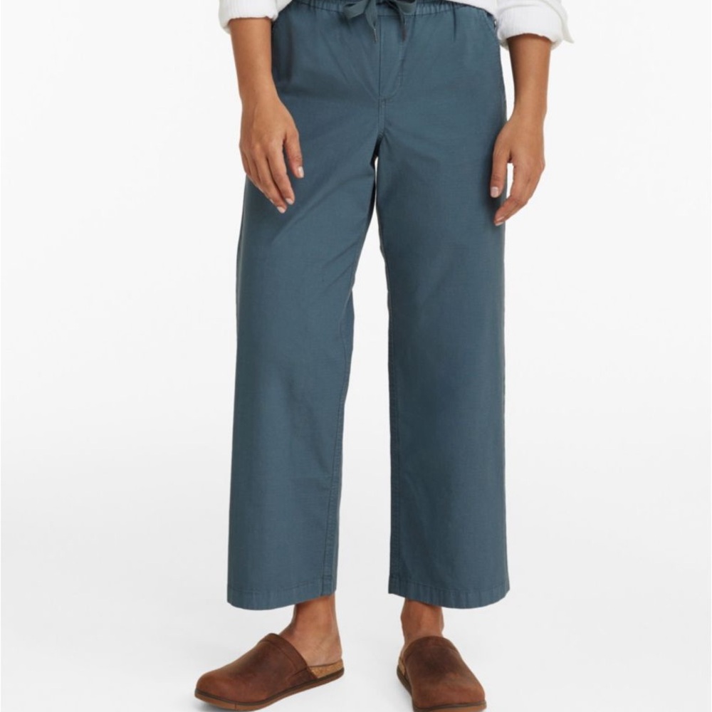 LL Bean Wide-Leg Rooftop Pants size small
